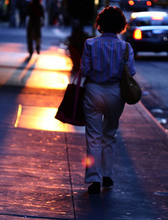 A passer-by, NYC