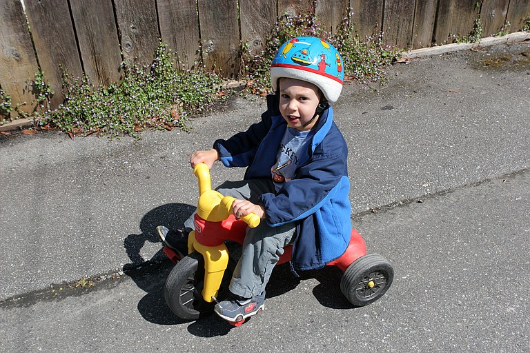 First Trike Ride