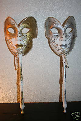 Silver & Gold Masks