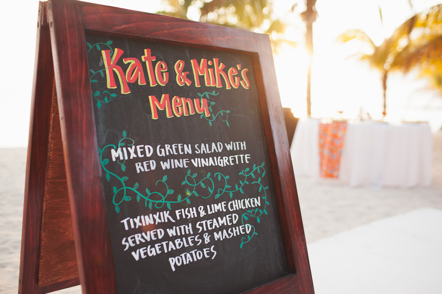 Custom Menu. Photo by Phil Chester   www.philchester.com