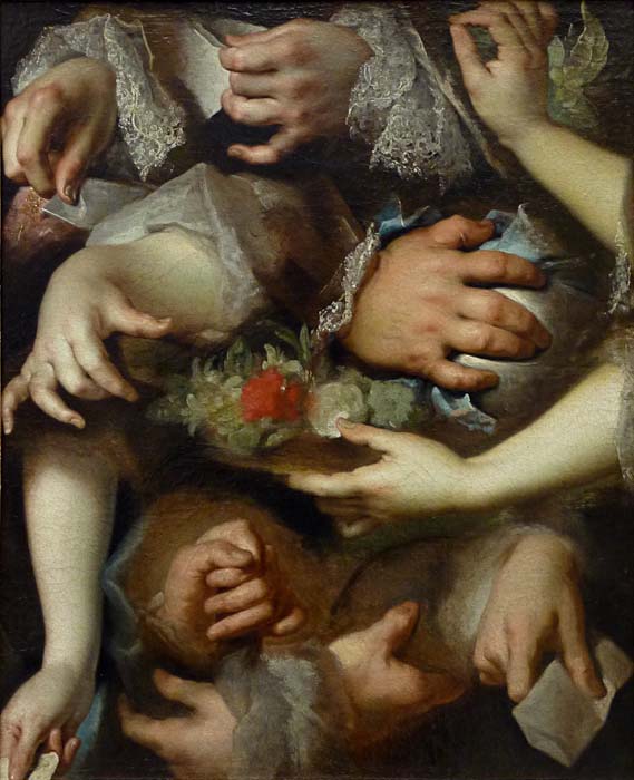 Nicolas de Largillierre, tude de mains c. 1715