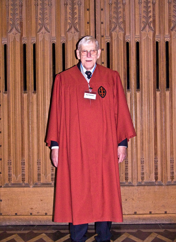 Me in my Cathedral robe