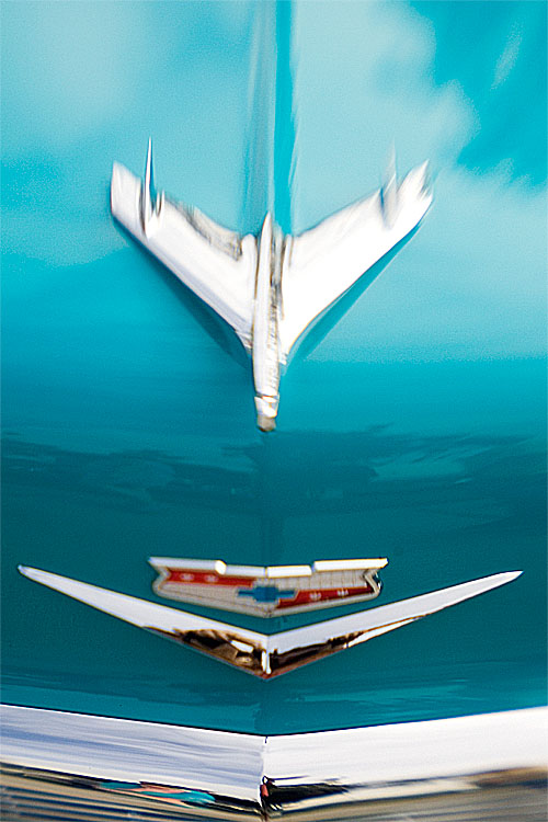 Chevy Hood #4 - Blue