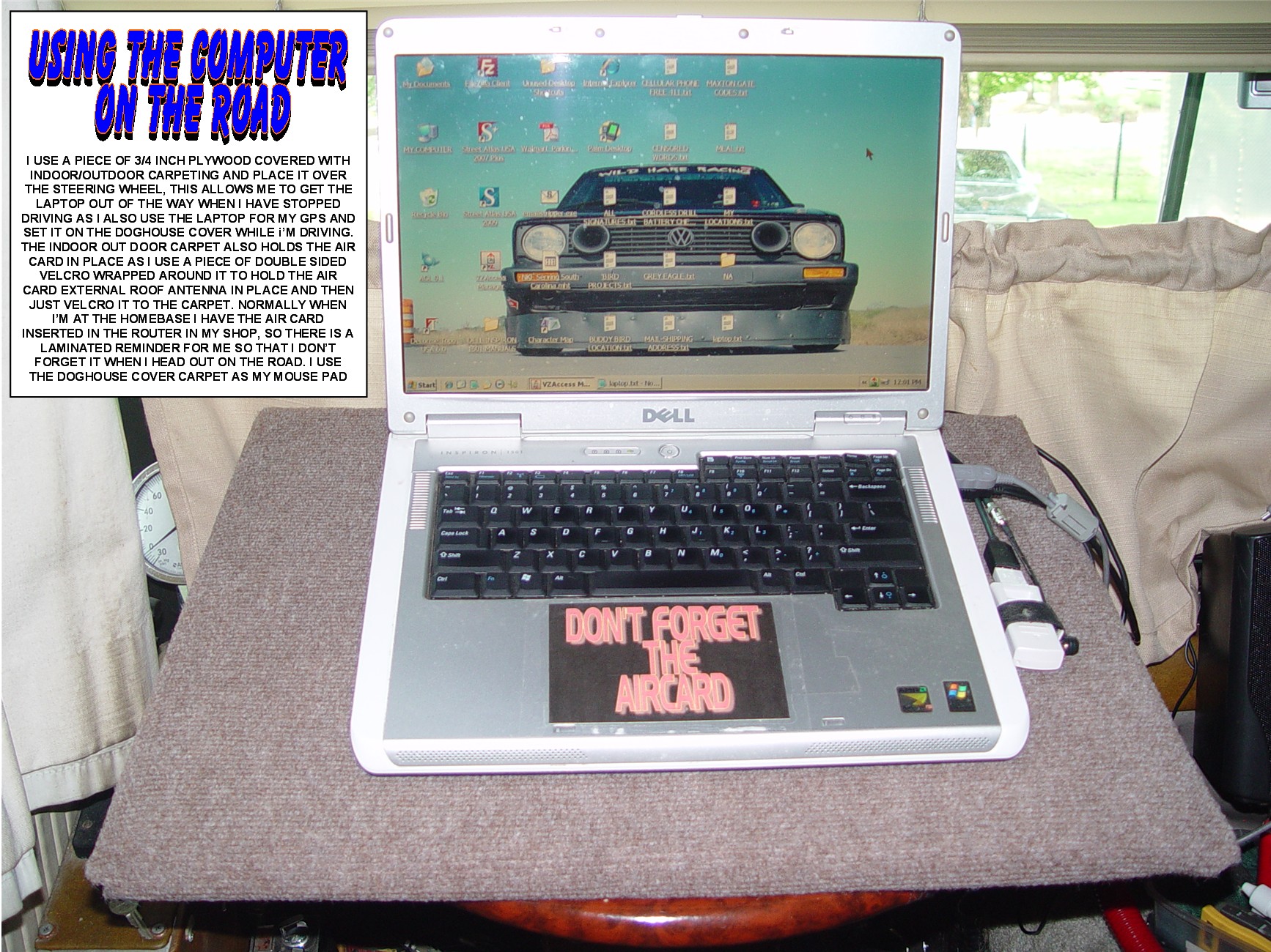 USING THE COMPUTER ON THE ROAD