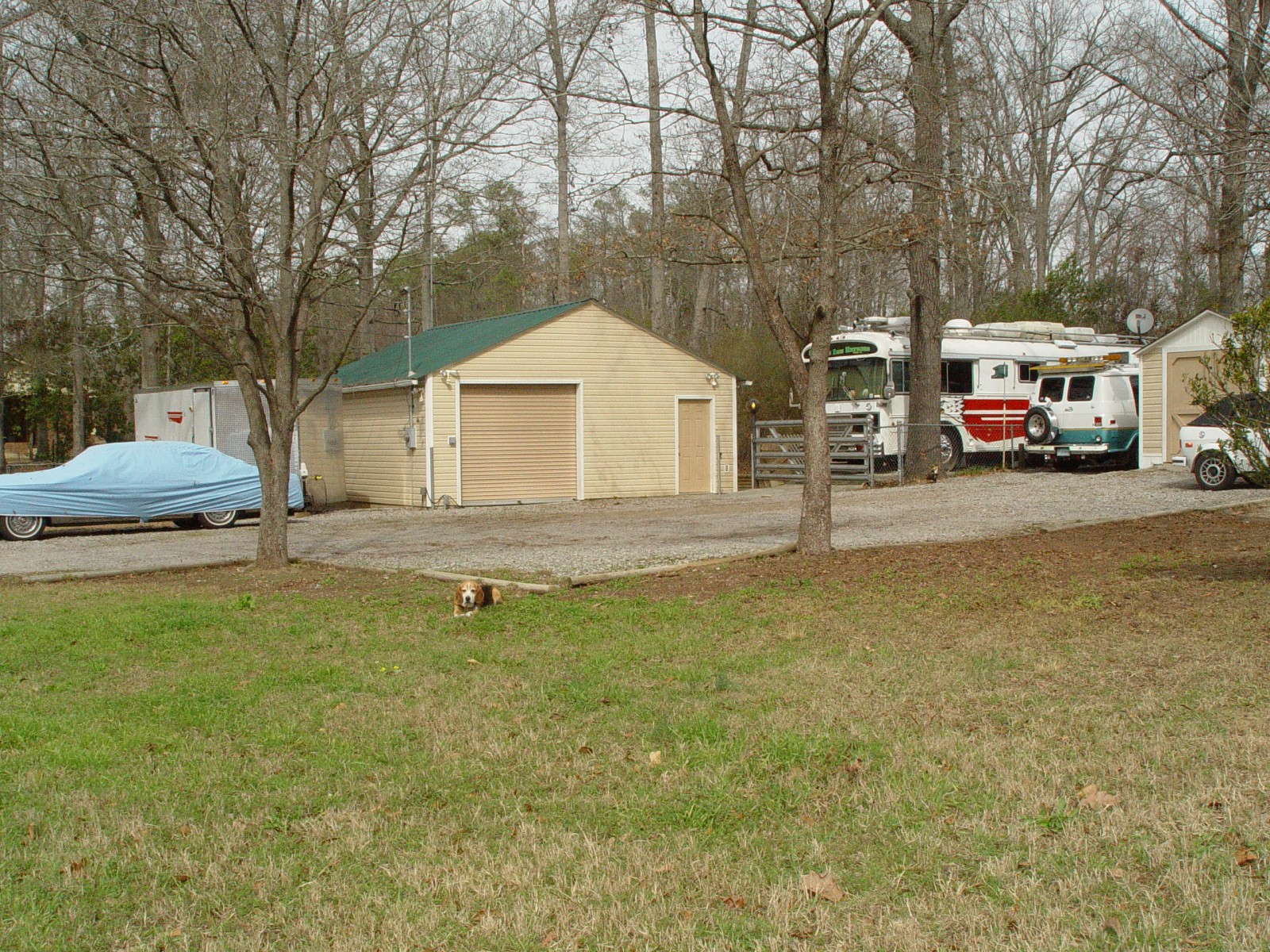 MY HOME PAD IS LOCATED NEXT TO MY SMALL SHOP