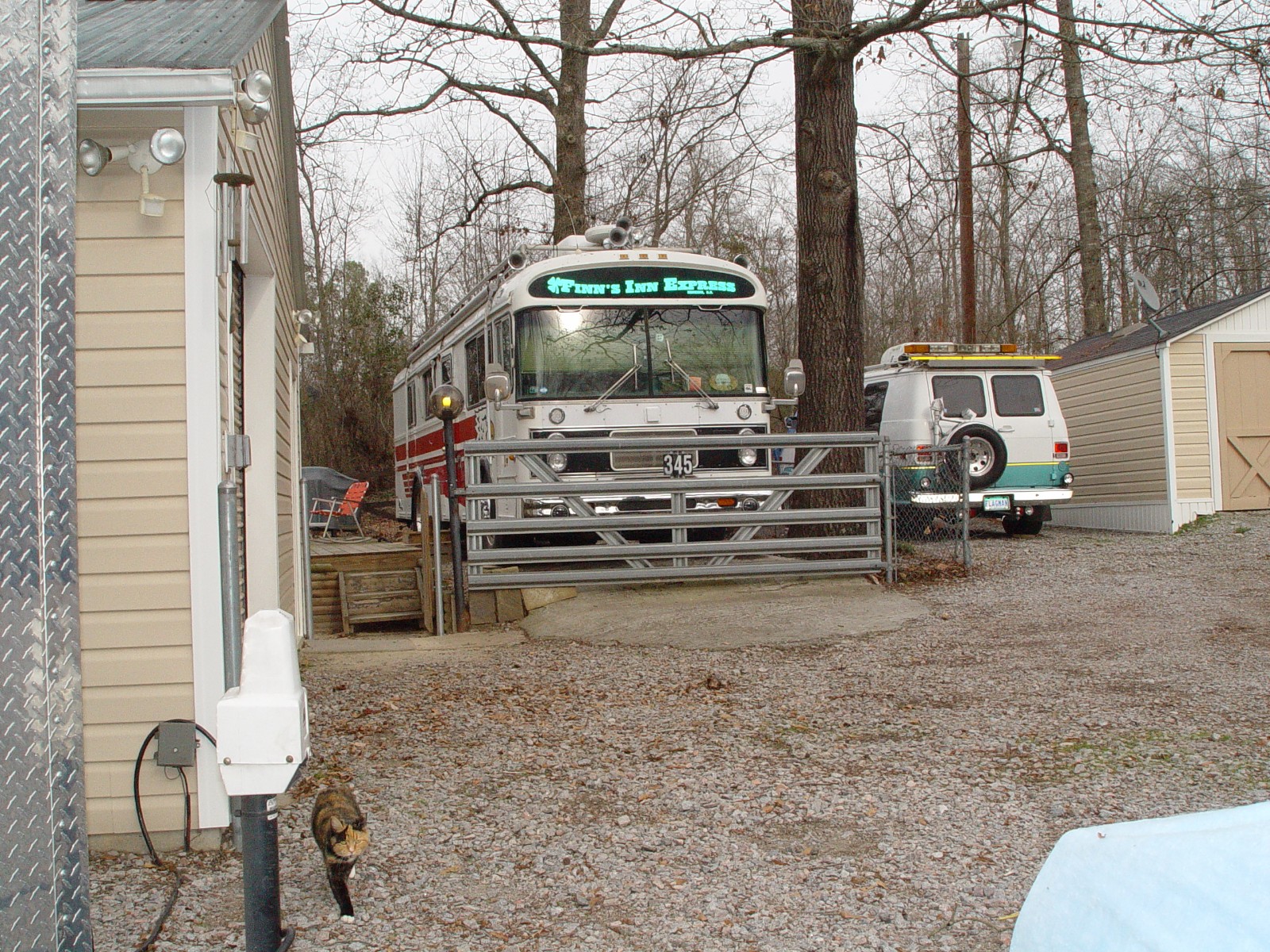 THE PAD INCLUDES A DECK AND IT IS ALL FENCED IN FOR BUDDY, IF NEEDED