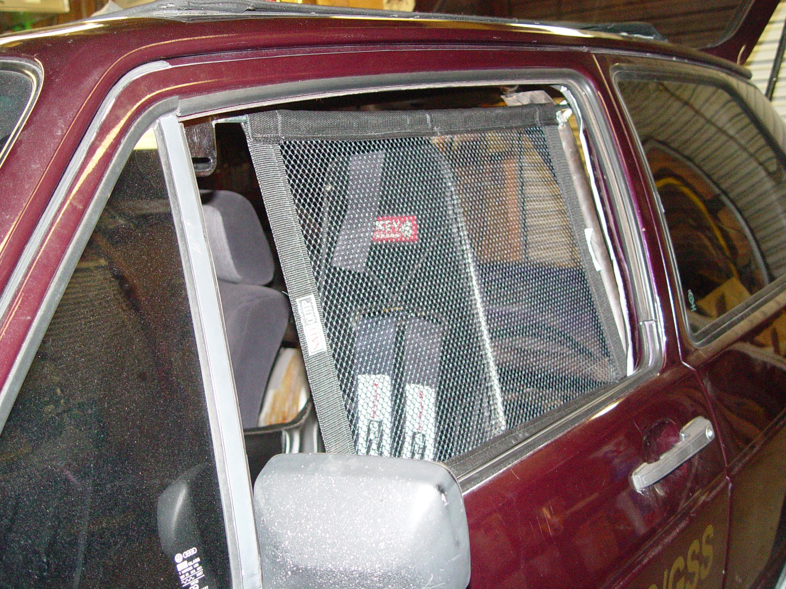 A WINDOW NET IS ALSO INSTALLED FOR SAFETY