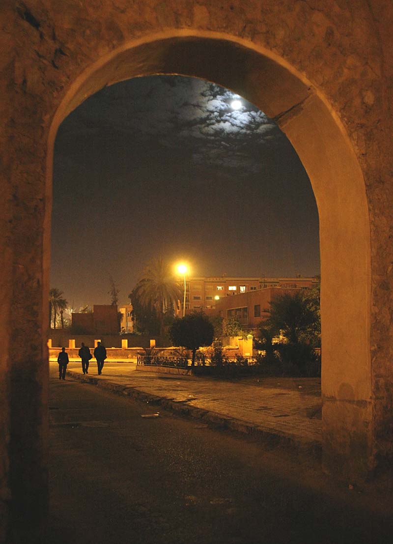 First night - one of the gates in the city wall