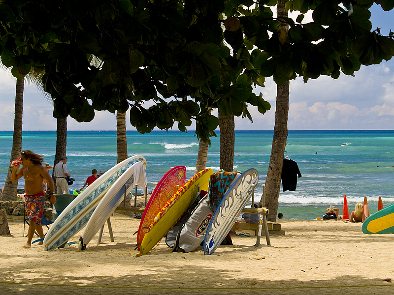 Waikiki Beach morning