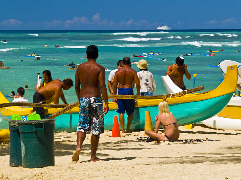 Waikiki Beach morning