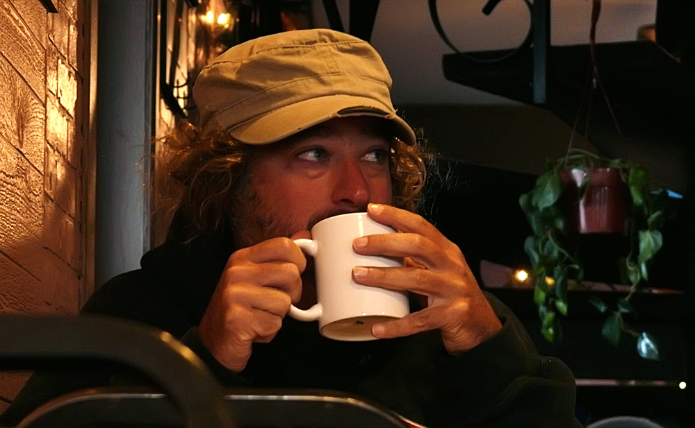 Morning coffee, Greenville, California, 2008