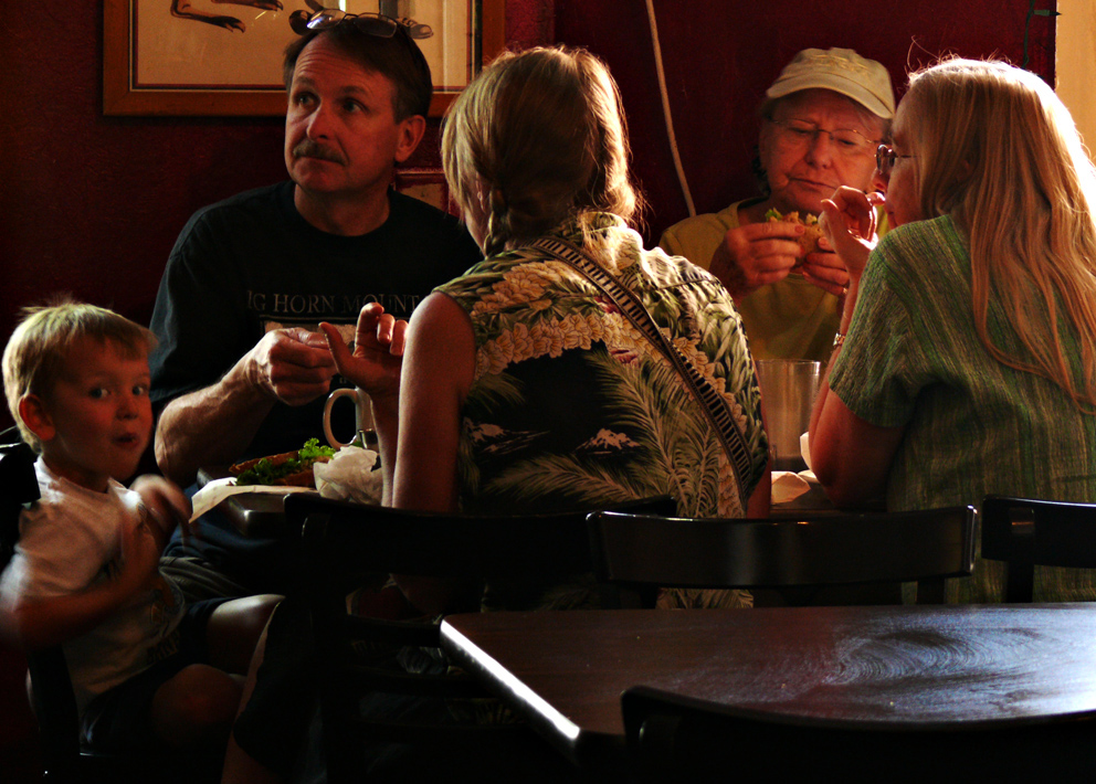 Family luncheon, Bend, Oregon, 2008