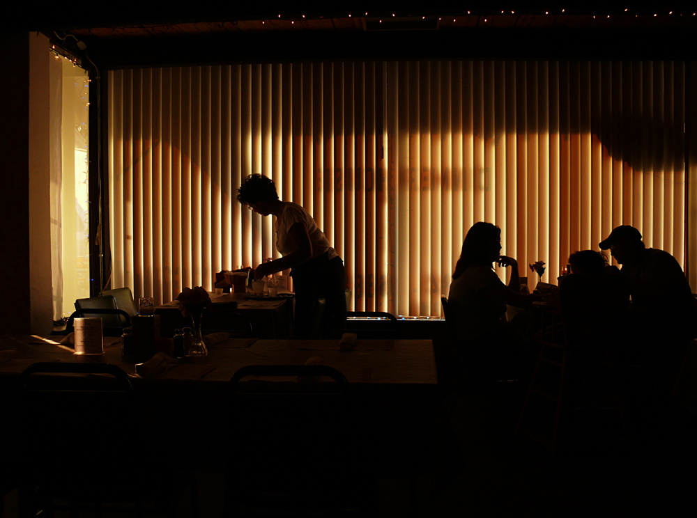  Waitress at work, Greenville, California, 2008