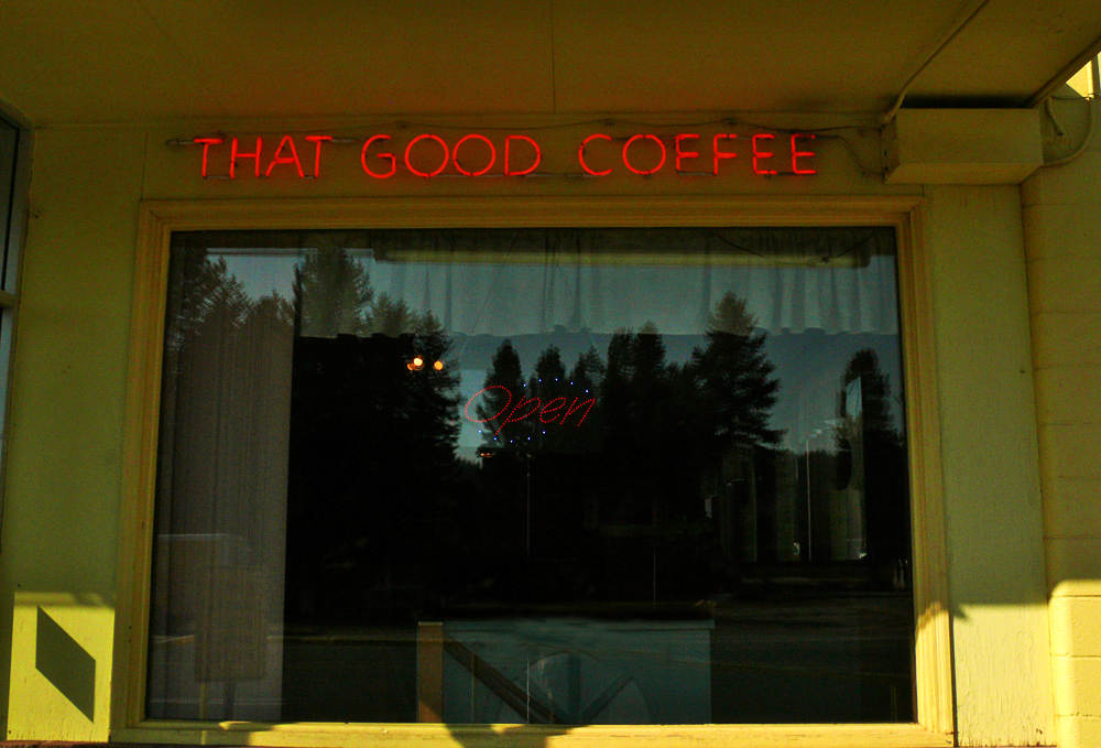 That good coffee, Chemult, Oregon, 2008