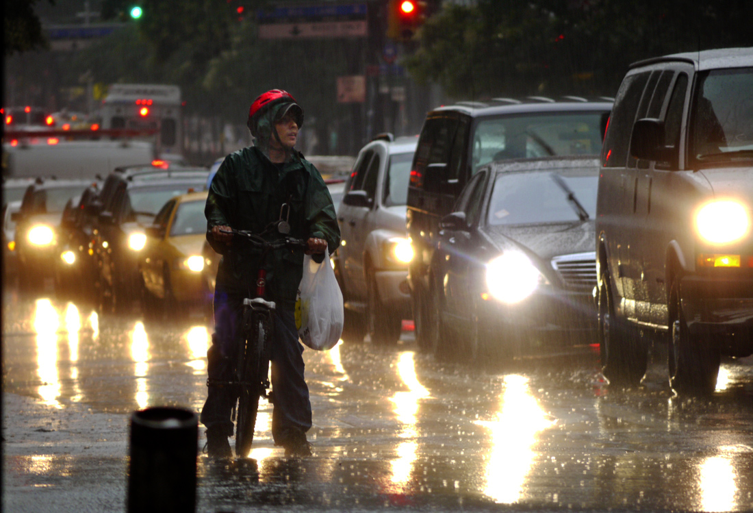 Cyclist, New York City, New York, 2009