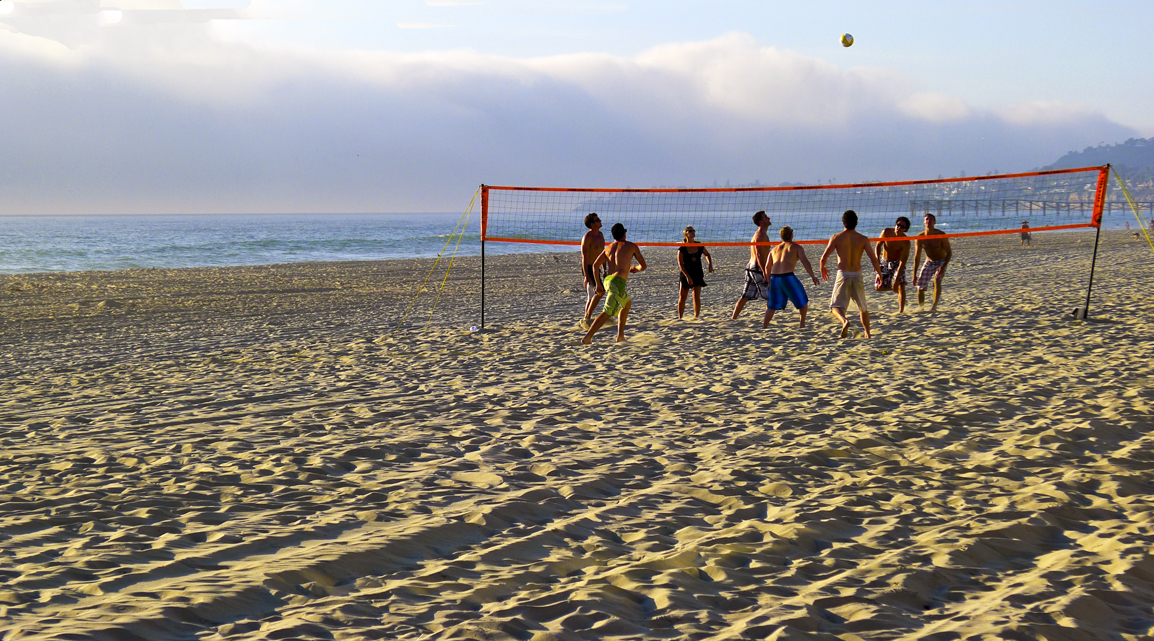 Volleyball, Mission Beach, San Diego, California, 2010