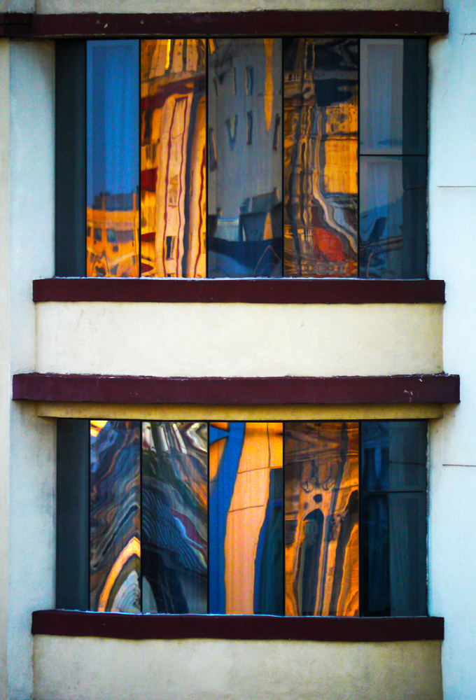 Art Deco reflections, Havana, Cuba, 2012