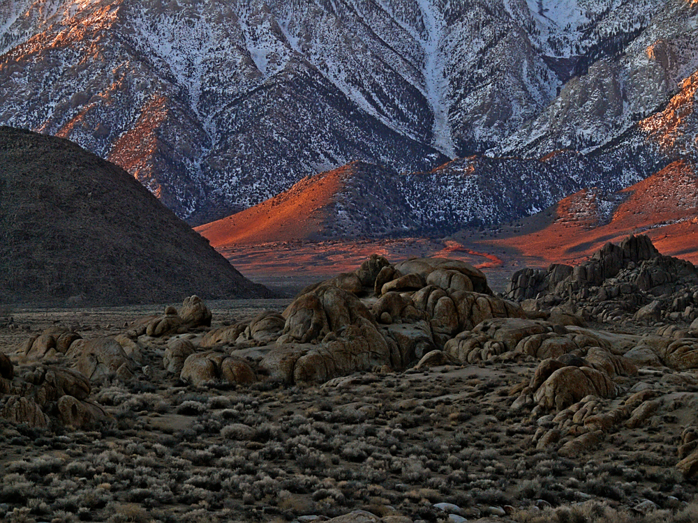A landscape revisited, Alabama Hills, Lone Pine, California, 2007