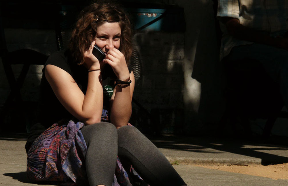 Curbside call, Berkeley, California, 2007