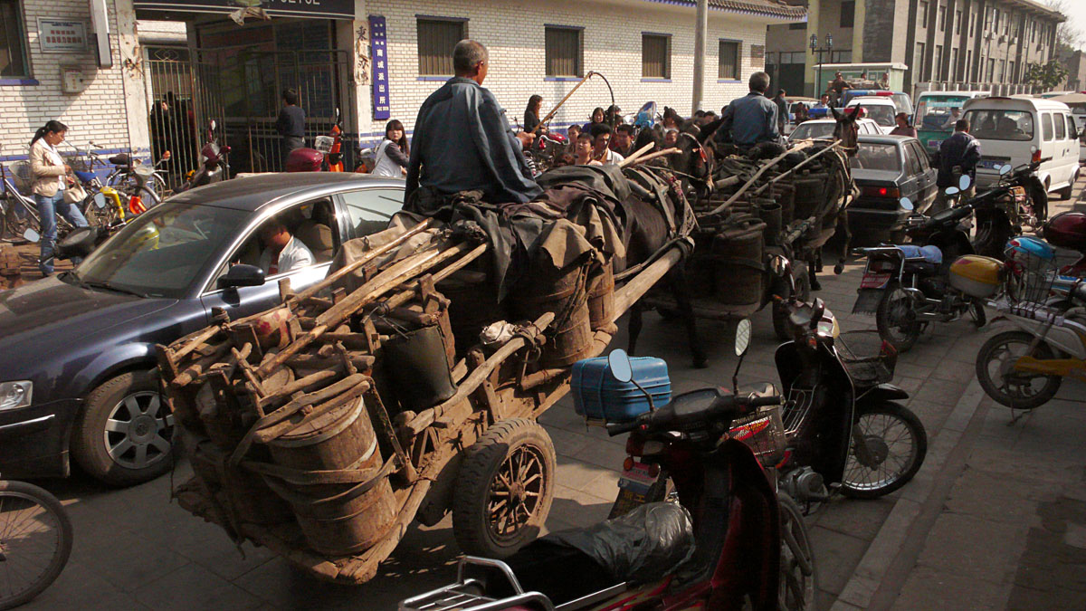 Gridlock, Pingyao, China, 2007