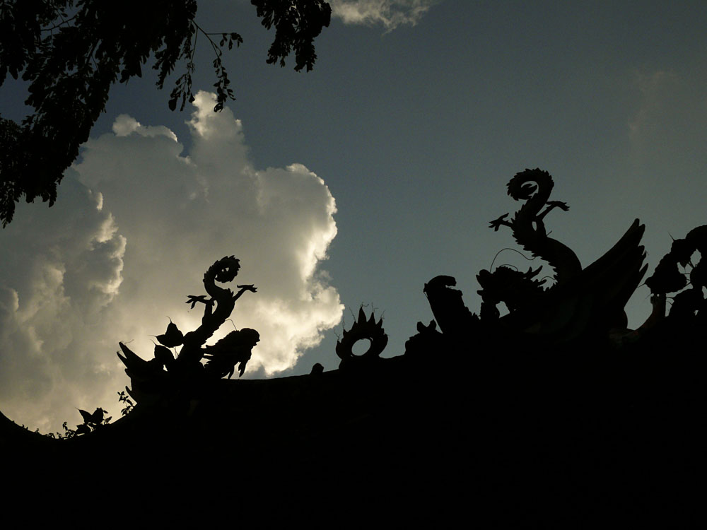 Clearing storm, Singapore, 2007