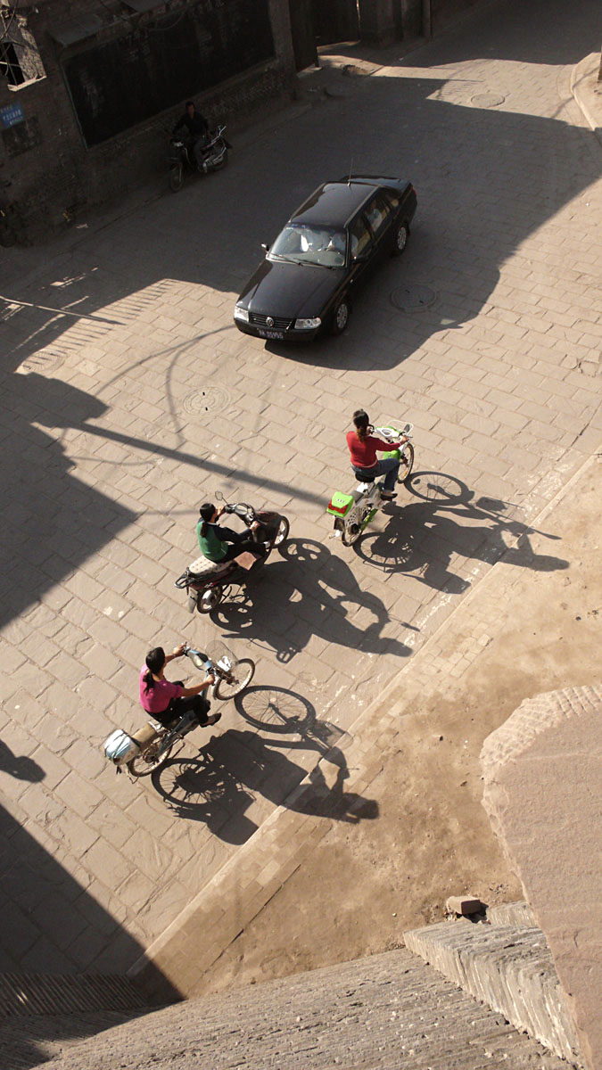 View from the wall, Pingyao, China, 2007