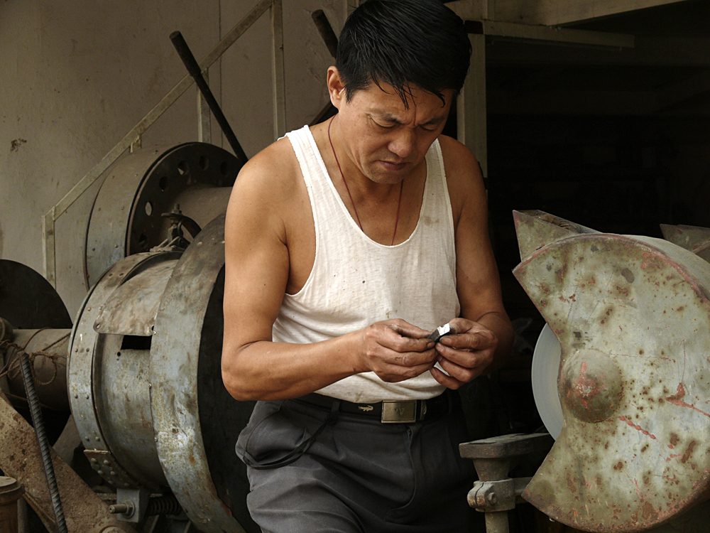 Grinder, Nanjing, China, 2007