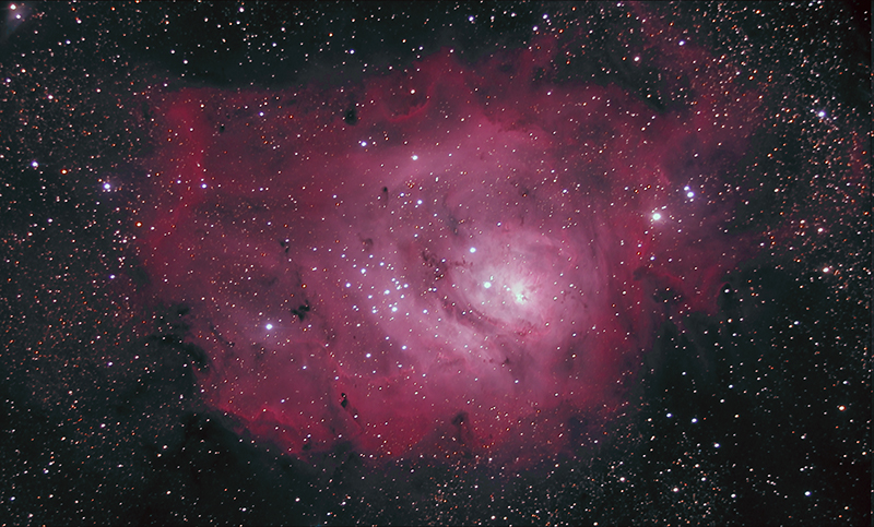The Lagoon  Nebula