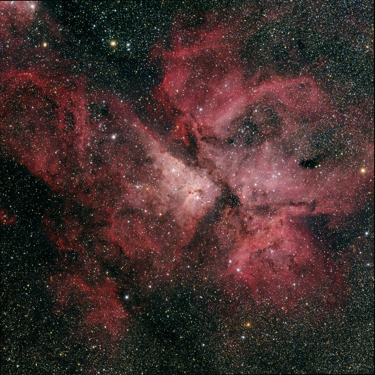 Eta Carina AP140 Apogee U16M camera