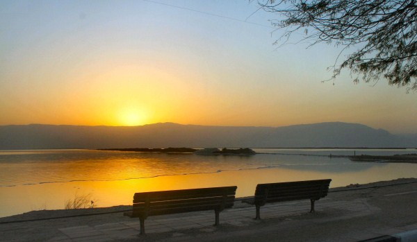 Sunrise on the Dead Sea