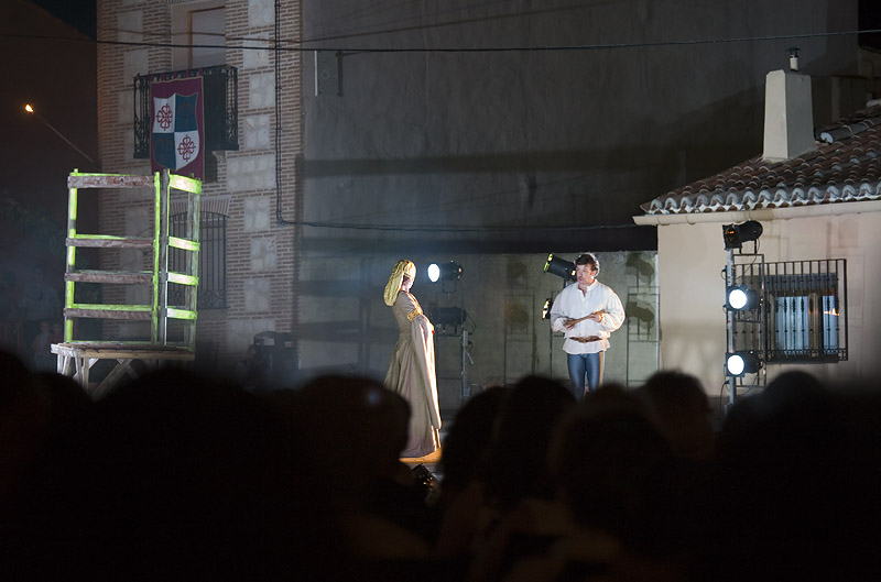 REPRESENTACIN TEATRAL, en la Plaza del Arcipreste.