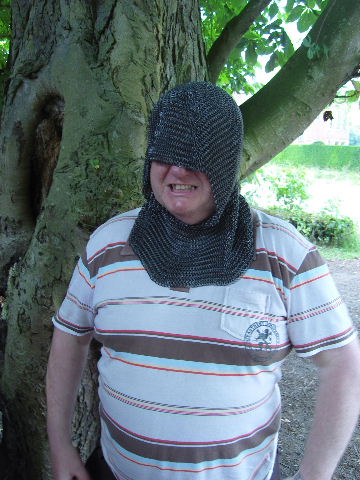 Me in chain mail balaclava