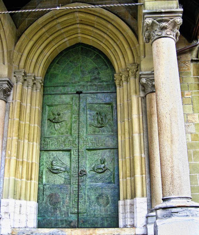 The door....
