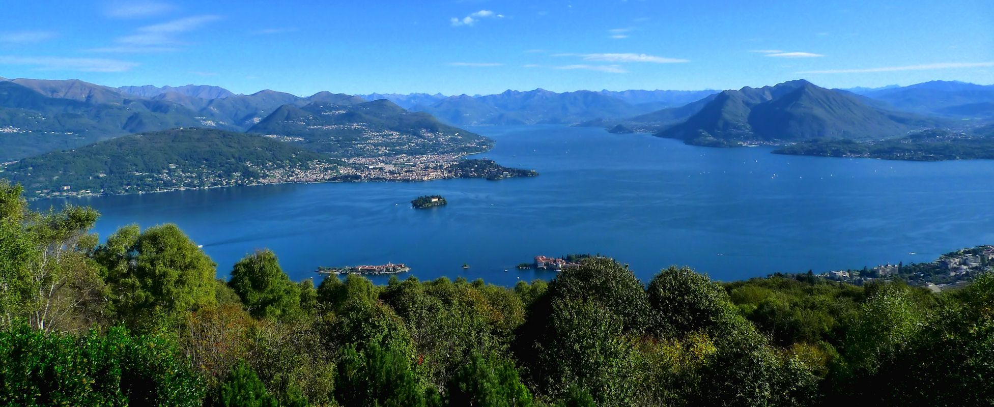 Borromeo Islands from the Alpine Garden