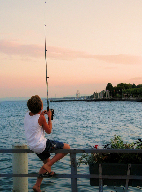 The sunset fisherman....