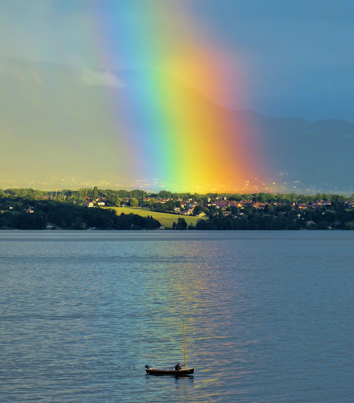 Evening rainbow