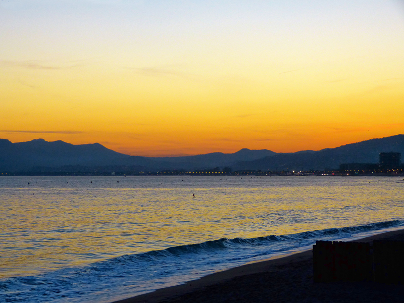 At the end of a beautiful day...