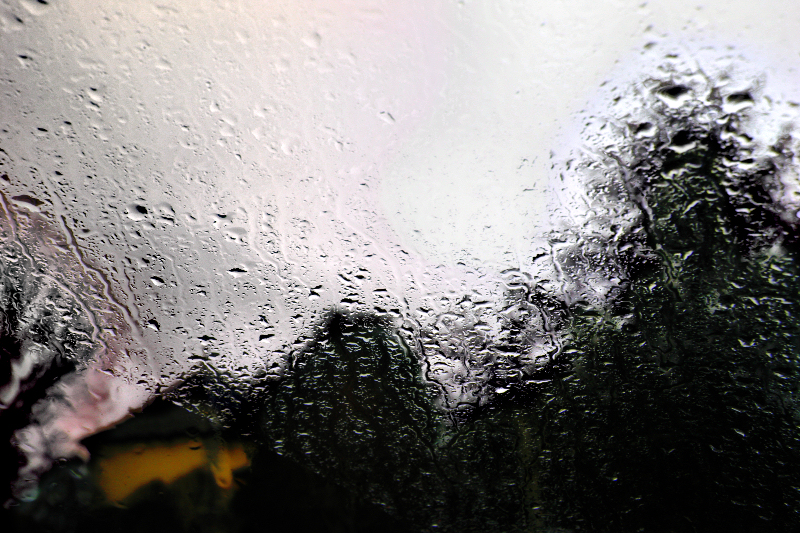 Abstract feeling of rain