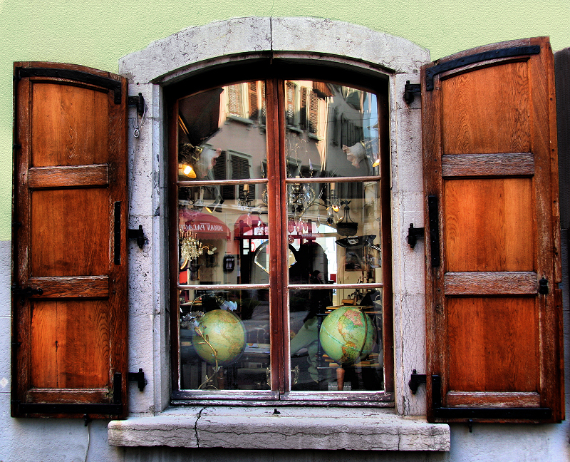 I might peep through an intriguing window...