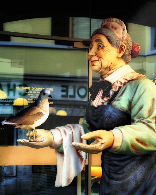 I might accept the invitation of a wooden granny