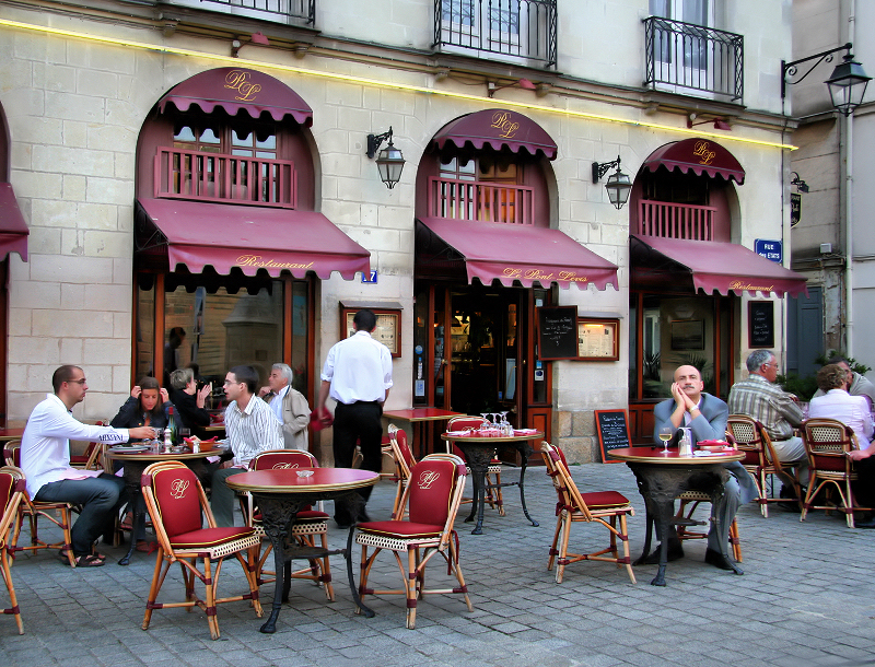 For our last dinner in Nantes we chose to be by Anne