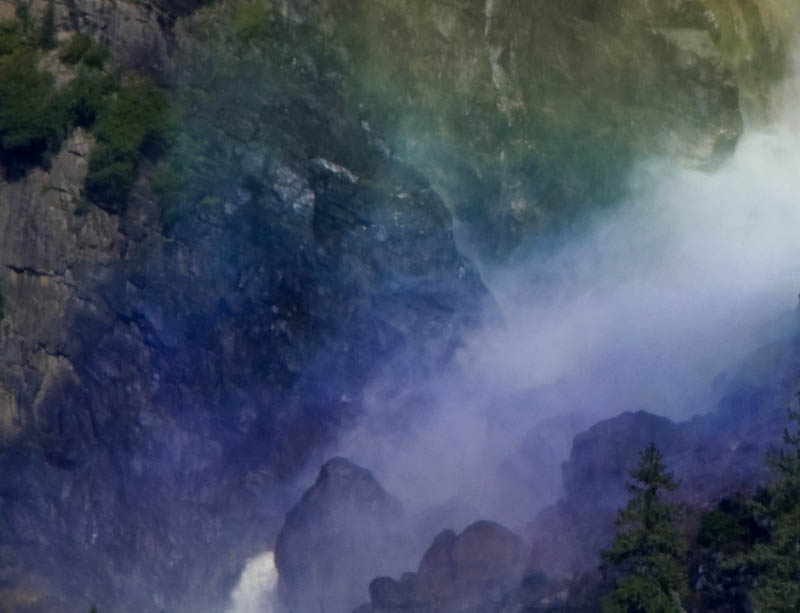 Bridalveil Rainbow--A Closer Look