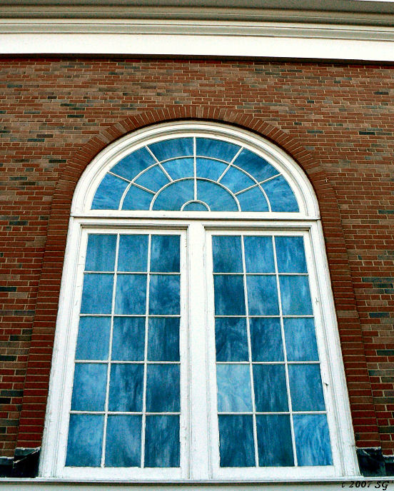Blue Glass, Red Brick