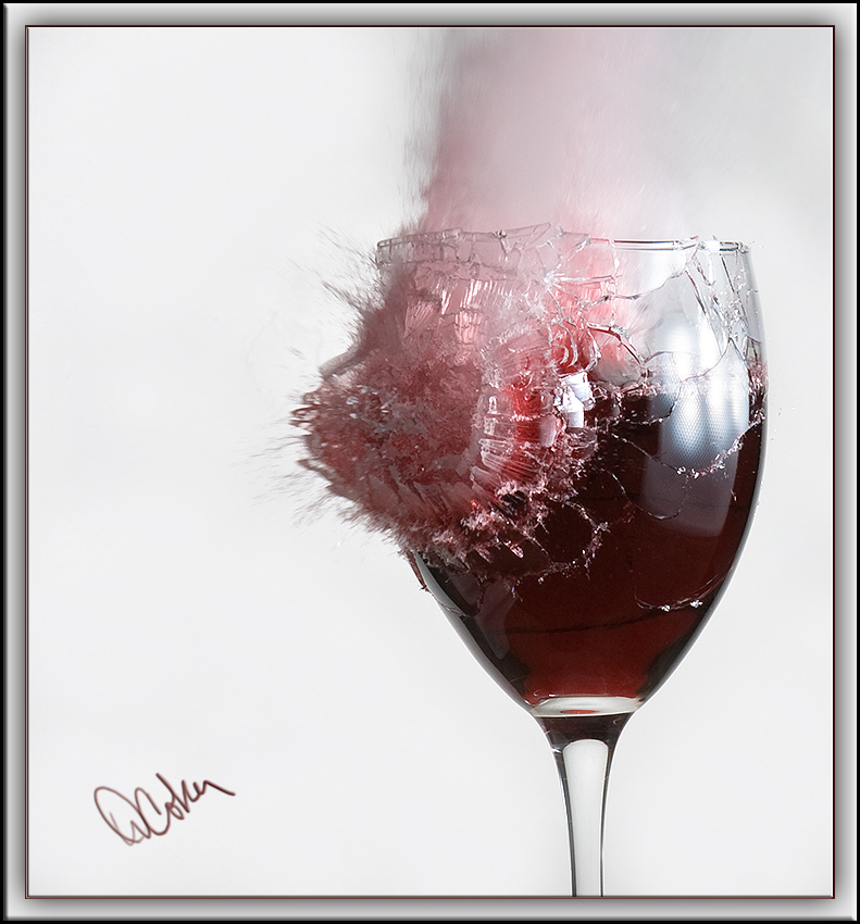 Smoking Red Wine