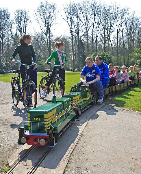 Turnhout Stadspark - Opening seizoen stoomtreintjes