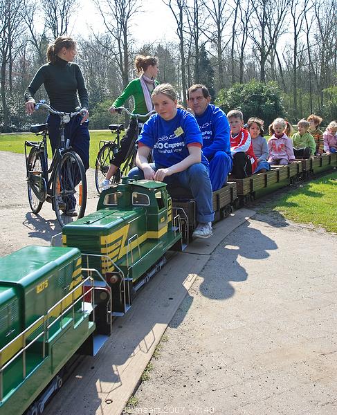 Turnhout Stadspark - Opening seizoen stoomtreintjes
