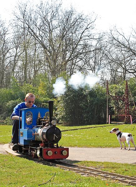 Turnhout Stadspark - Opening seizoen stoomtreintjes