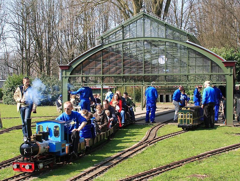 Turnhout Stadspark - Opening seizoen stoomtreintjes