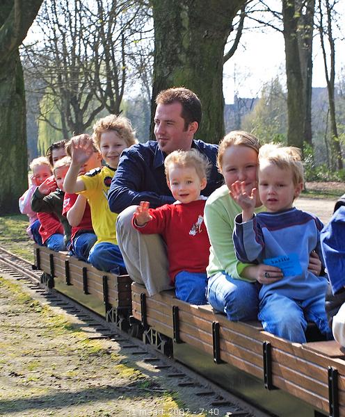 Turnhout Stadspark - Opening seizoen stoomtreintjes