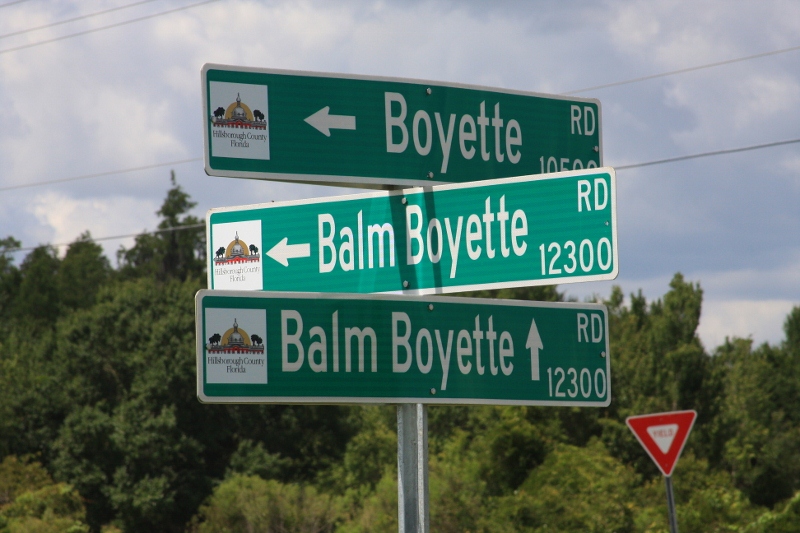 Boyette Road Street Signs 
